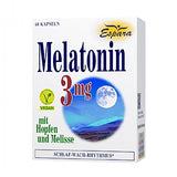 Melatonin 3 mg Kapseln Espara - Zur Unterstützung bei Jetlag und für einen erholsamen Schlaf