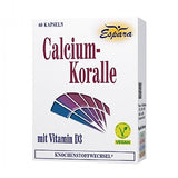Calcium-Koralle Kapseln Espara - Zur Unterstützung von Knochen und Zähnen mit Calcium und Vitamin D
