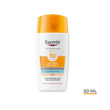 Eucerin Sun Facial Hydro Protect Fluido Ultraligero FPS 50+ Con Color Claro