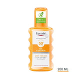 Eucerin Sun Body Oil Control Toque Seco Spray Transparente FPS 50