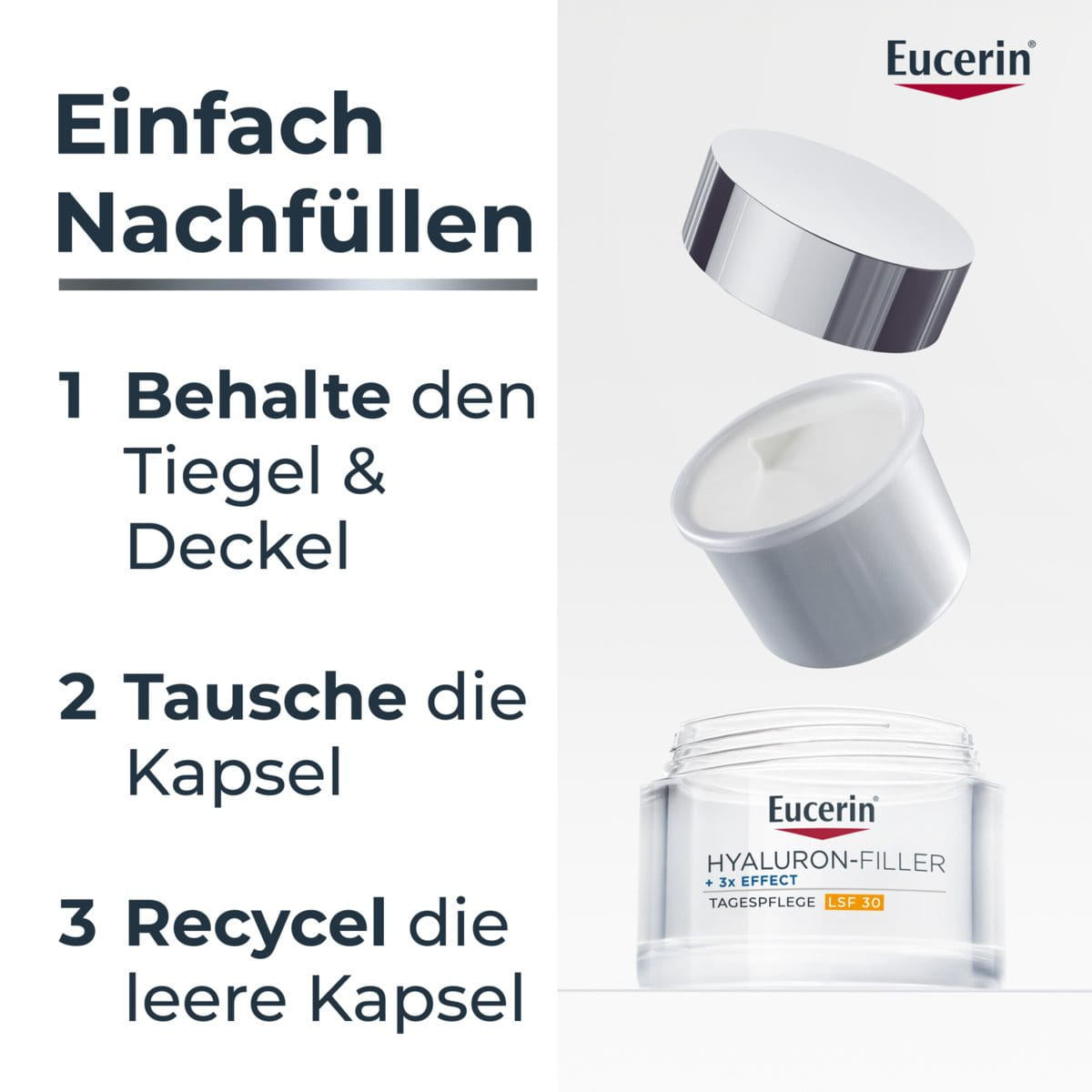 Hyaluron-Filler +3x Effect Tag LSF 30 Nachfüllkapsel – Bild 3