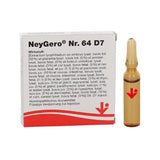 NeyGero® Nr. 64 D7 - Organ- und Gewebebereichen (Herz und Kreislauf, Niere, Gehirn und Nervensystem, Darm, Stoffwechsel- und Hormonsystem sowie lymphatisches System)