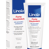 Linola Forte Leche para la piel - Crema para el picor de pieles secas, irritadas o con tendencia a la neurodermatitis