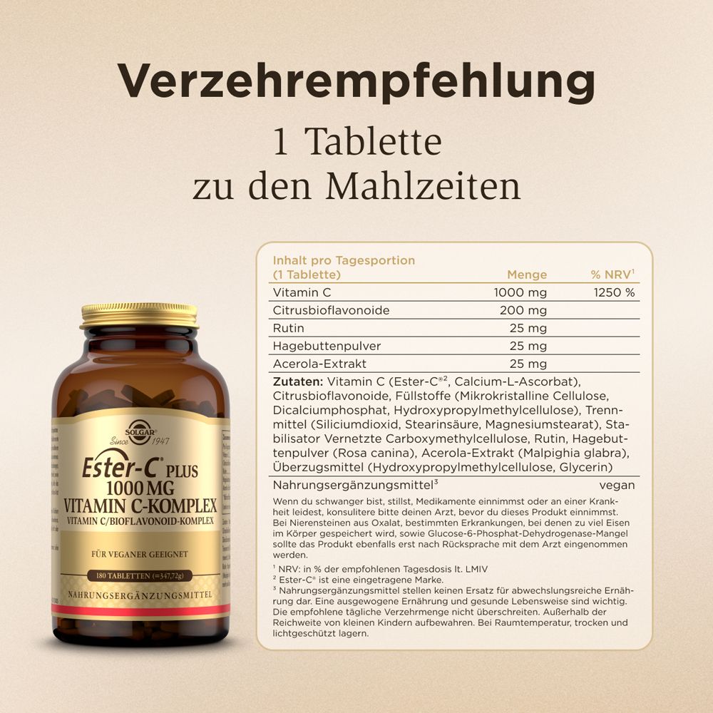 SOLGAR® Ester-C® Plus 1000 mg – Bild 6