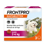FRONTPRO® für Hunde (>2-4 kg) effektiver Floh- und Zeckenschutz