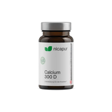 NICAPUR® Calcium 300 D – Natürliches Calcium und Vitamin D für Knochen, Zähne und Muskeln