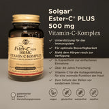Solgar Ester-C Plus 500 mg – Magenschonendes Vitamin C mit Bioflavonoiden