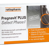 Pregnavit® PLUS Select – Phase I -  vom Kinderwunsch bis zum Ende der 12. Schwangerschaftswoche