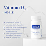 Vitamina D3 4000 UI - Pura - Encapsulaciones