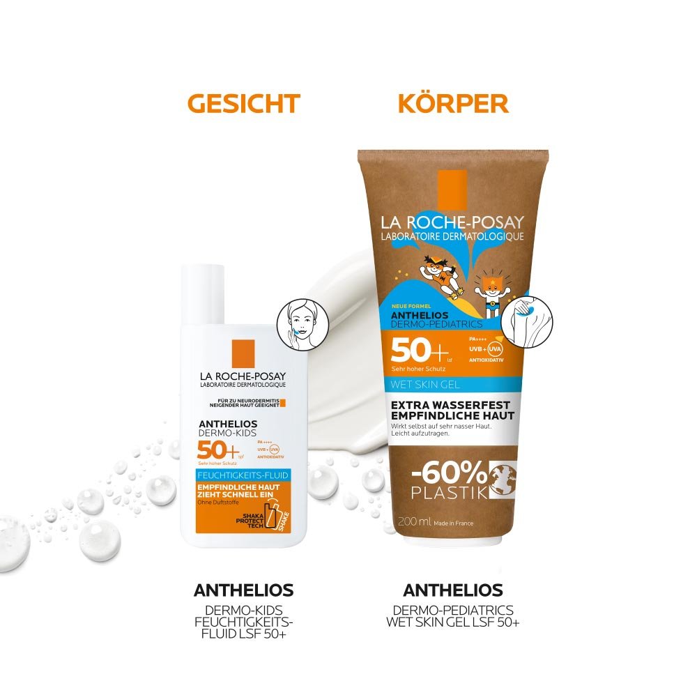 ANTHELIOSDERMO-PEDIATRICS WET SKIN GEL LSF 50+ – Bild 4