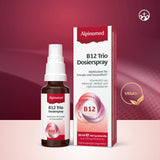 Alpinamed® B12 Trio Dosierspray mit 3 natürlichen Vitamin B12-Formen - Vegan