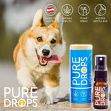 PURE DROPS CBD ÖL 5% Doppelpack Aktion für Tiere aus Österreich