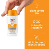 Eucerin Sun Facial Hydro Protect Fluido Ultraligero FPS 50+ Con Color Claro