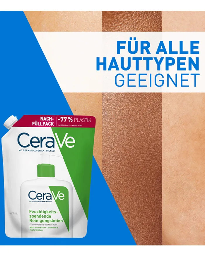 CeraVe Feuchtigkeitsspendende Reinigungslotion Nachfüllpack – Bild 3