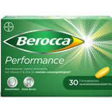 Berocca® Performance film-coated tablets with a high-dose vitamin B complex, vitamin C, and zinc for mental and physical performance, concentration, and strong nerves during stress