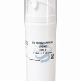 Progesteroncreme 1% im Airless-Spender – mikronisiert  bio-zertifizierte Cremegrundlage