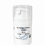 Progesteroncreme 3% im Airless-Spender – mikronisiert  bio-zertifizierte Cremegrundlage