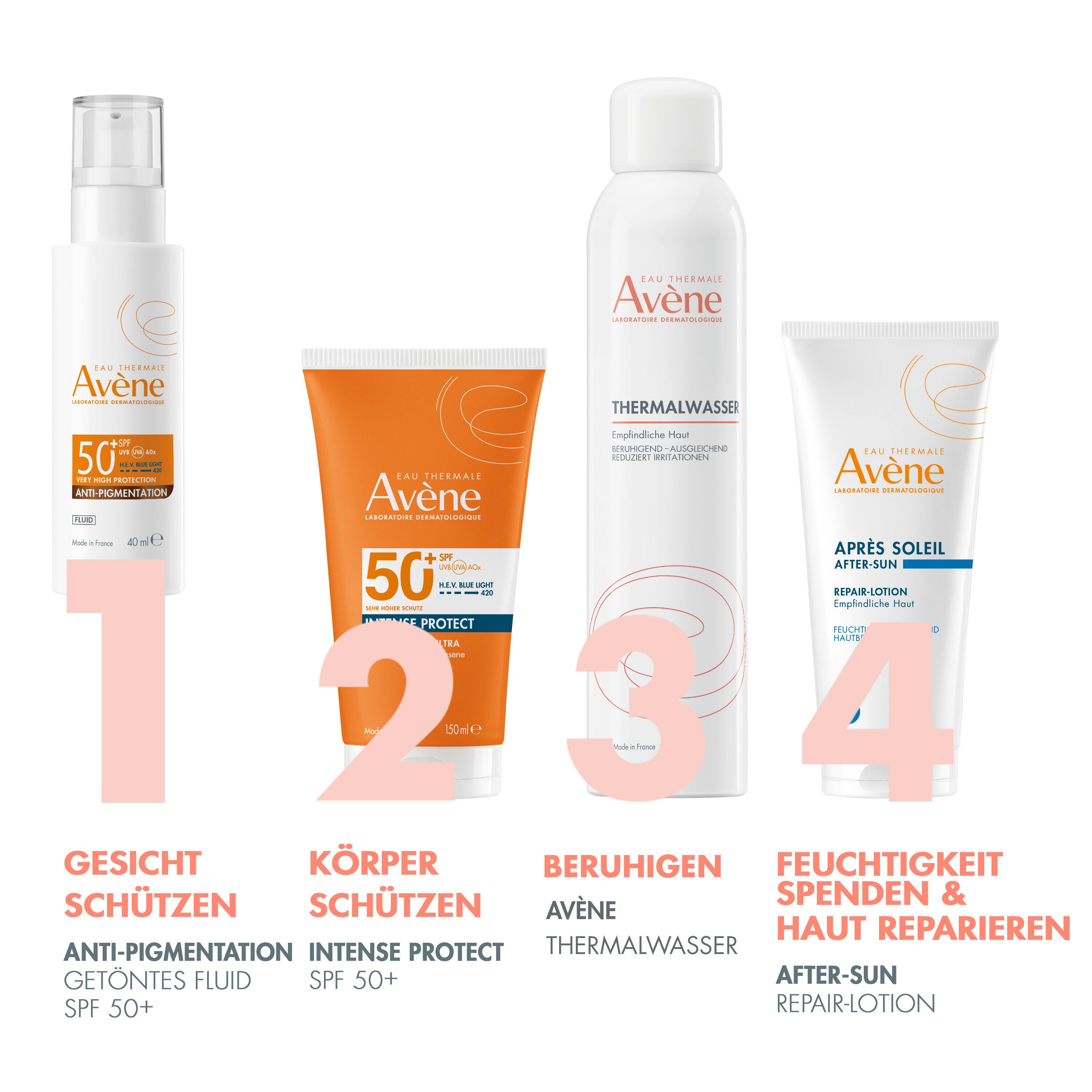 Sonnenpflege - Empfindliche Haut ANTI-PIGMENTATION Getöntes Fluid SPF 50+ – Bild 5