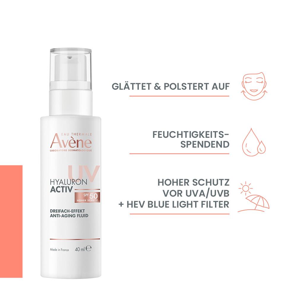 HYALURON ACTIV UV – Anti-Aging-Fluid mit dreifacher Wirksamkeit und Lichtschutzfaktor 50 – Bild 8