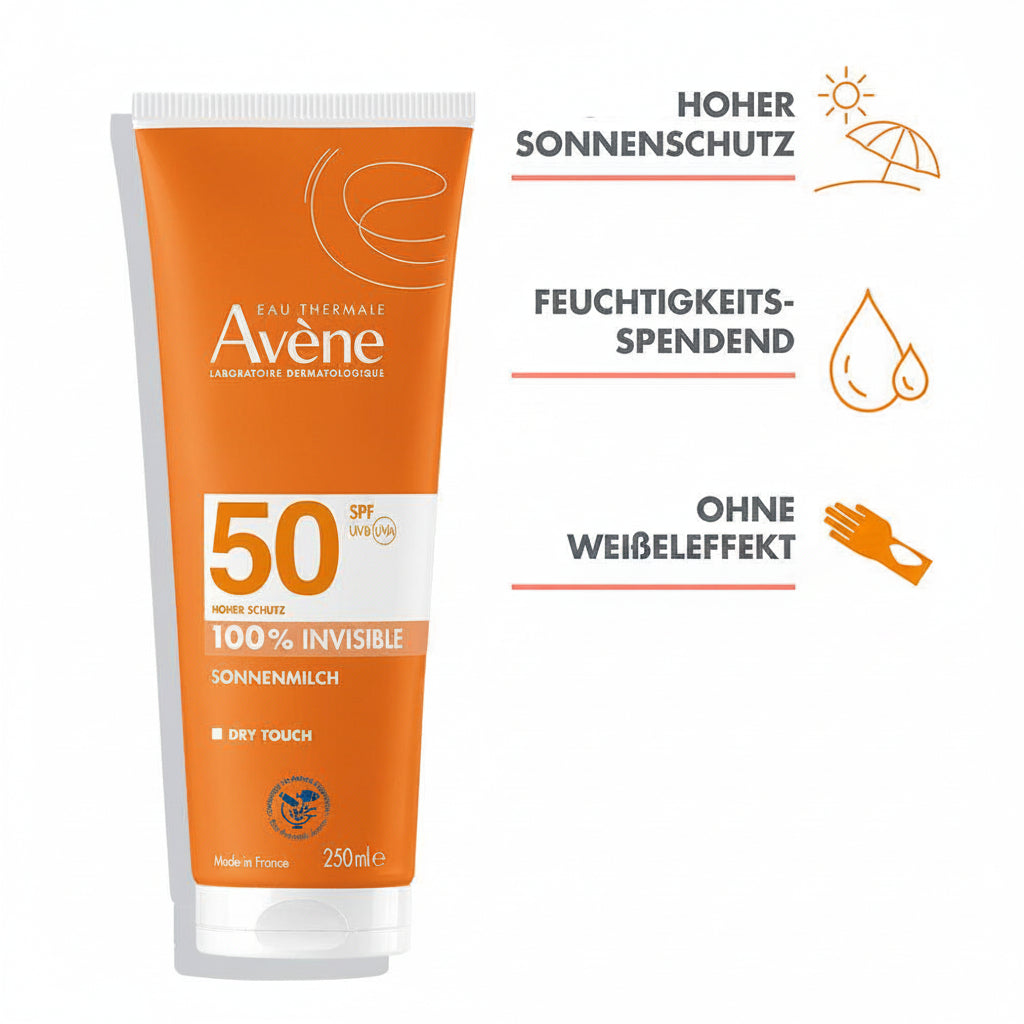 Sonnenpflege - Empfindliche Haut Sonnenmilch SPF 50 – Bild 3