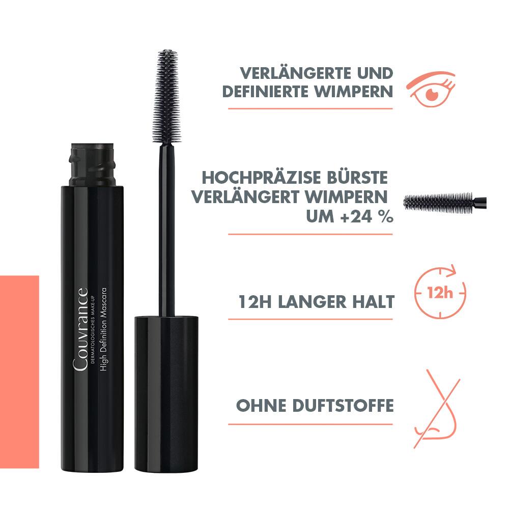COUVRANCE High Definition Mascara Schwarz – Bild 5