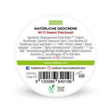 Deodorant Cream No. 11 Sweet Patchouli