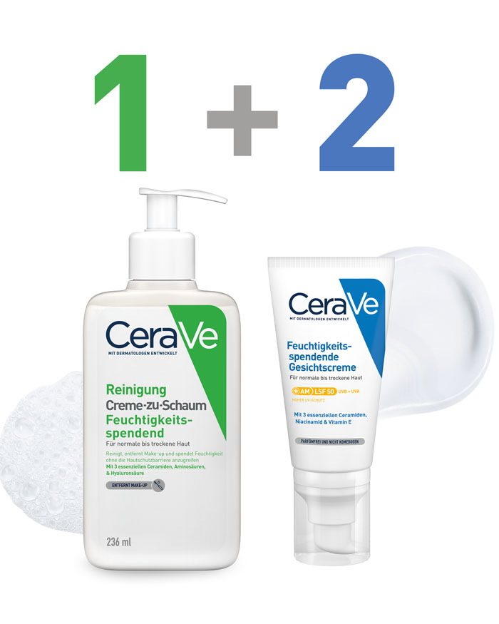 CeraVe Creme-zu-Schaum Reinigung – Bild 3
