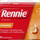 Rennie® Orange Lutschtabletten bei Sodbrennen und saurem Aufstoßen
