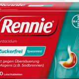 Rennie® Spearmint Lutschtabletten bei Sodbrennen und saurem Aufstoßen