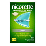Nicorette Classic 4 mg - Kaugummi zur Raucherentwöhnung