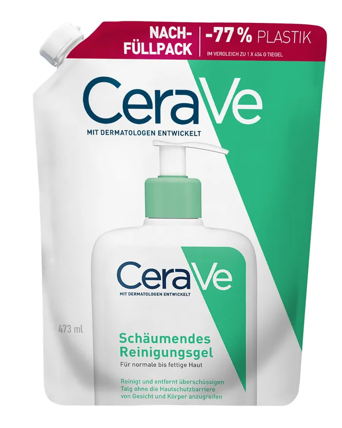 CeraVe Schäumendes Reinigungsgel Nachfüllpack – Bild 1