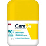 CeraVe Invisible Feuchtigkeitsspendendes Sonnenschutz UV-Fluid mit LSF 50 für das Gesicht